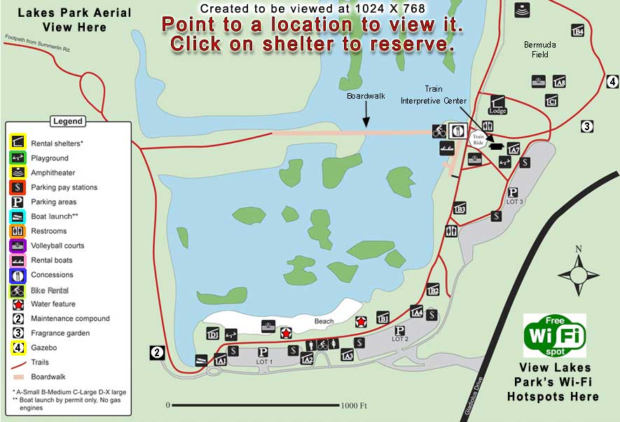 Lakes Park Map